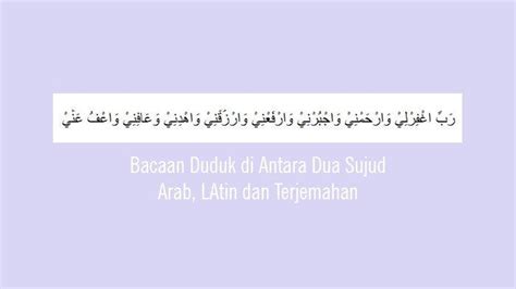 Bacaan Sujud Dalam Sholat Lengkap Dengan Tulisan Arab Latin Dan Artinya