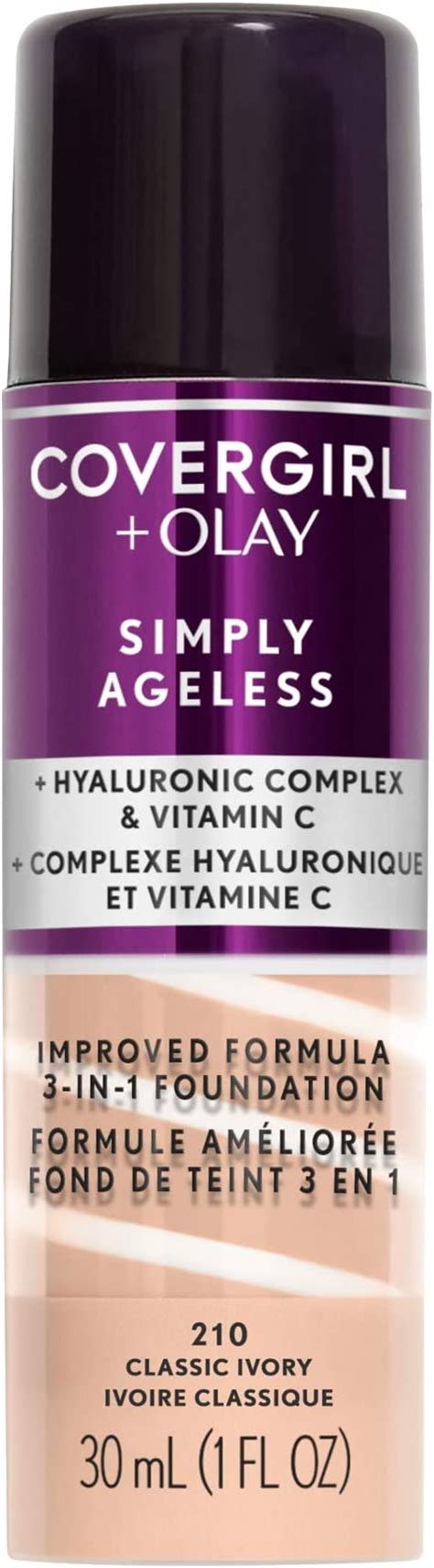 Covergirl Olay Simply Ageless 3 In 1 Liquid Foundation Classic