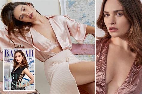 Lily James Shows Off Her Amazing Figure For Glamorous Magazine Shoot