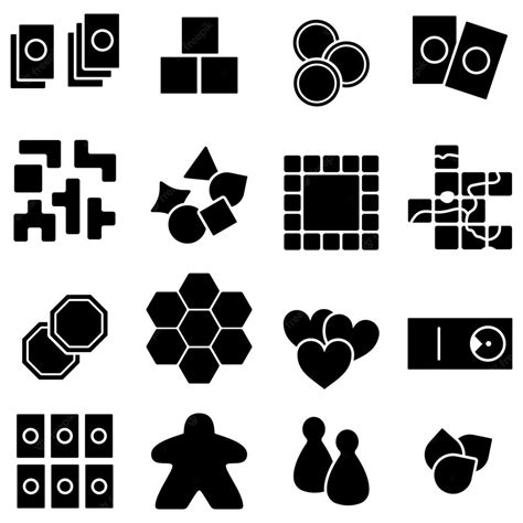 Premium Vector Board Game Icon Set Of 16 For Tabletop Board Games