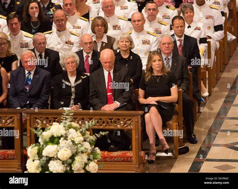 Buzz Aldrin Annie Glenn And John Glenn Memorial Service In Honour Of