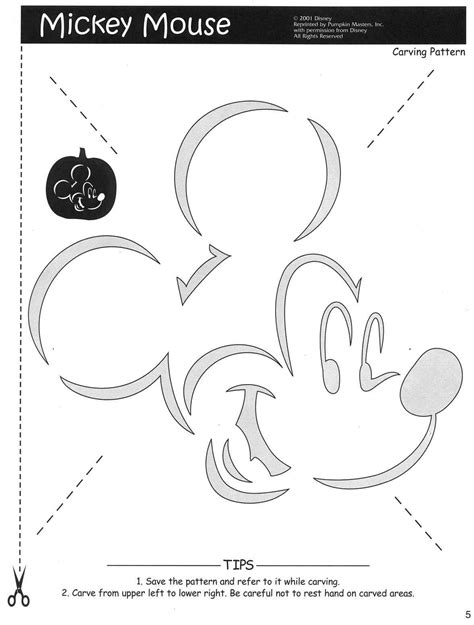 Printable Disney Pumpkin Stencil Customize And Print