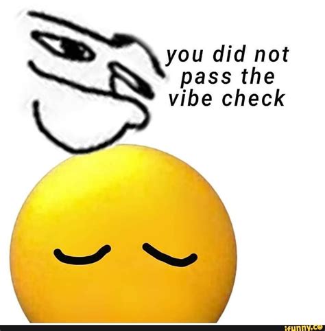 Did Not Pass The Vibe Check IFunny