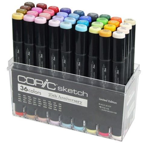 Copic Marker 36 Piece Sketch Markers Set 25th Anniversary Limited