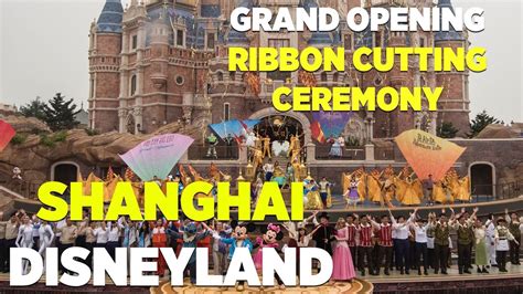 mydisneyfix shanghai disney resort opening day ceremony with ceo bob iger inside the magic