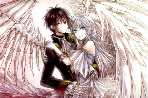 Anime Angel And Demon Love Anime Pinterest Anime Angel Anime And