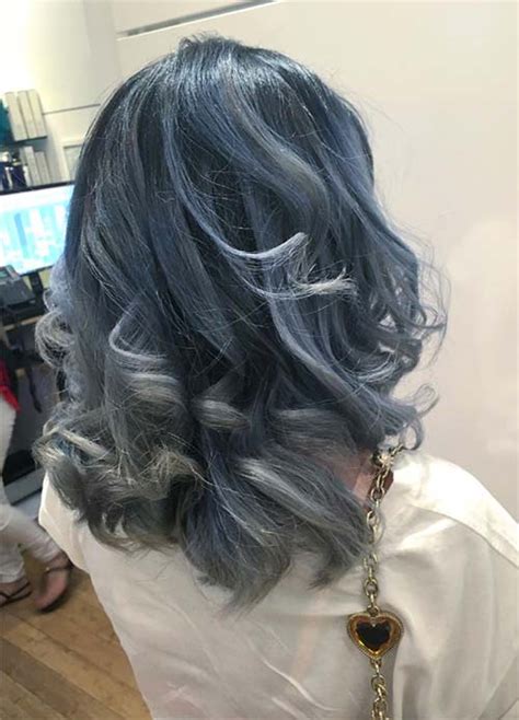 50 Magically Blue Denim Hair Colors You Will Love