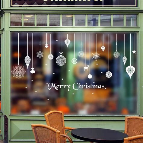 Stickers Christmas Wall Stickers Window Glass Door Decoration Wall