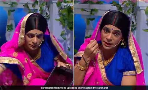 Sunil Grover Copied Gopi Bahu Washes Laptop Like Clothes Video Viral