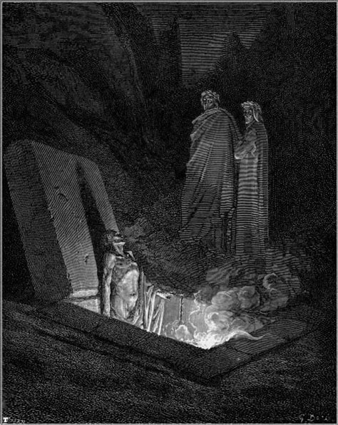 A Dore Wood Engraving Illustration From The Divine Comedy Gustave Dore