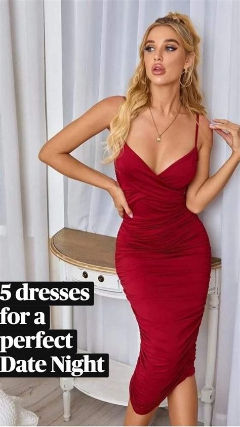 5 Hot Date Night Dresses Ideas To Impress Your Partner Tight Red Dress Cocktail Dress For