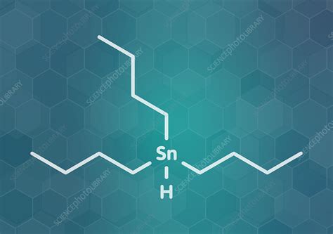 Tributyltin Hydride Molecule Illustration Stock Image F0300429