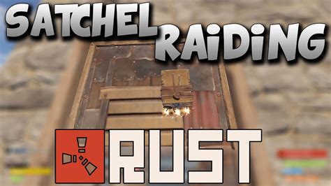 EARLY GAME RAID WITH SATCHEL CHARGES Rust Solo Survival Gameplay 14