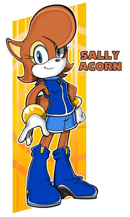 Sonic Sa Sally By Darkburraki Redesign Of Sally Delightful Sonic