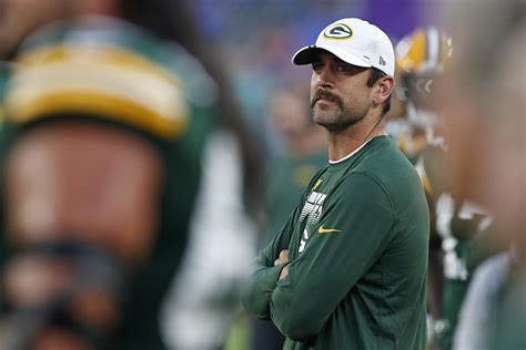 Aaron charles rodgers (born december 2, 1983) is a professional american football player, the starting quarterback for the green bay packers of the nfl. Aaron Rodgers Sporting A Huge Stache And Canadian Tuxedo