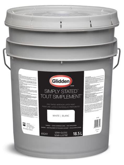 Maybe you would like to learn more about one of these? Glidden® SIMPLY STATED™ Interior Paint Pre-tinted White ...