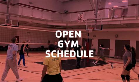 Open Gym Schedule Ymca Of Long Island