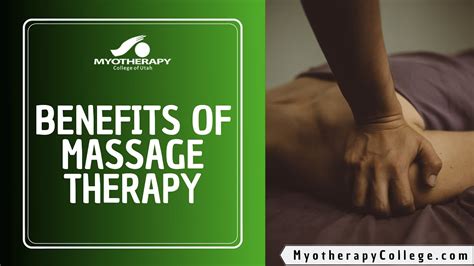 Benefits Of Massage Therapy Youtube
