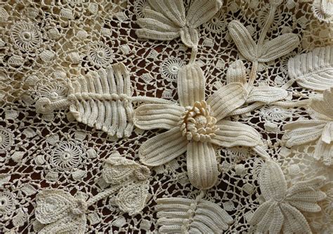 Vintage Irish Lace Detail From The Ivan Sayer Collection Lace Art