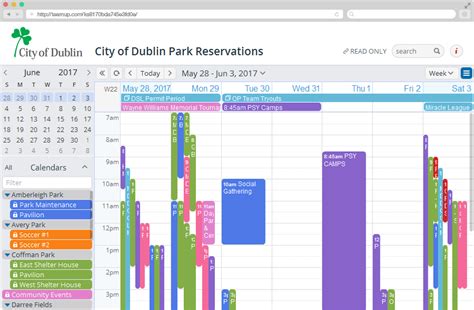 With timetree everyone can put their schedules onto one shared calendar. Case Study: City of Dublin Park Reservations - Teamup ...