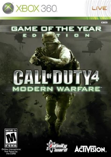 Call Of Duty 4 Modern Warfare Game Of The Year Edition Xbox 360 Game
