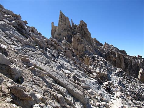 Descent From Mount Whitney Summit To Trail Crest 14505 F Flickr
