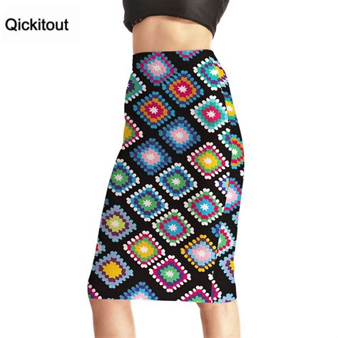 buy qickitout skirts 2016 trending style women s sexy 3d print skirts high