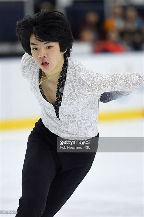 Jun Hwan Cha Of Korea Competes In The Mens Free Program During The
