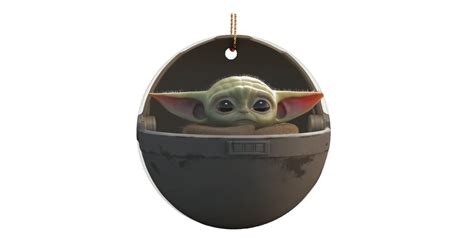 Baby Yoda Floating Pod Ornament Baby Yoda Christmas Ornaments