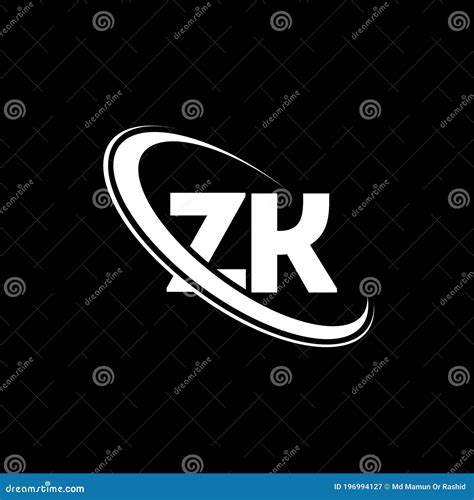 logotipo zk z k design carta branca zk design do logotipo da letra k zkz logotipo monograma