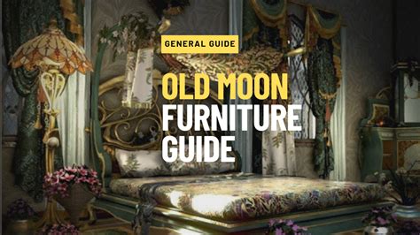 Old Moon Furniture Workshop Guide Black Desert Foundry