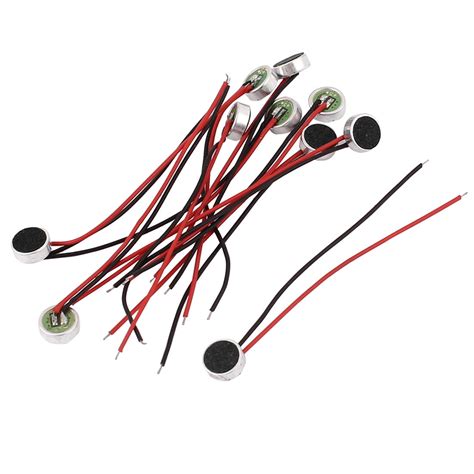 10 Pcs 6mm X 35mm Mic Electret Condenser Stereo Microphone Walmart