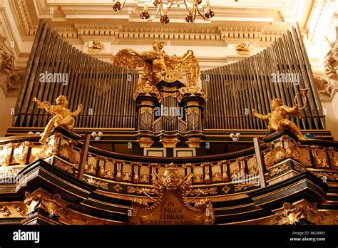 Church Organ In The St Peter And Paul Church In Krakow Poland Stock
