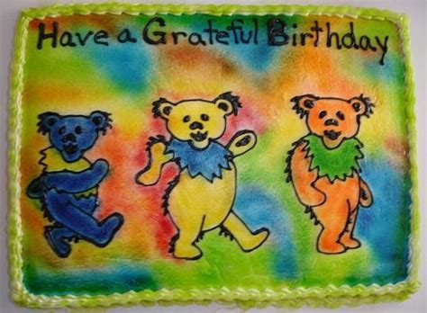 Grateful Dead Bears Happy Birthday
