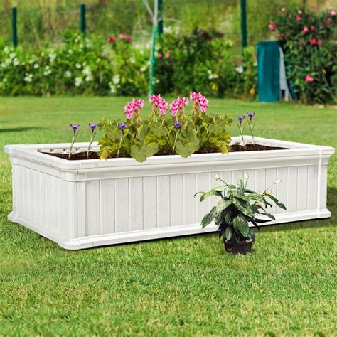 Arlmont And Co 48 Raised Garden Bed Planter For Flower Vegetables Patio