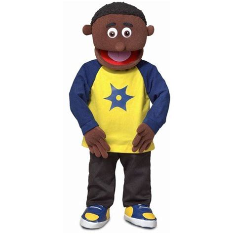 30 Jordan Black Boy Professional Performance Puppet With Removable