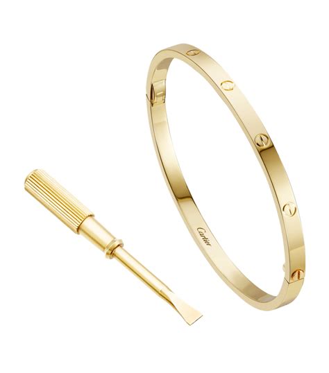 Cartier Yellow Gold Love Bracelet Size Cm Harrods Uk
