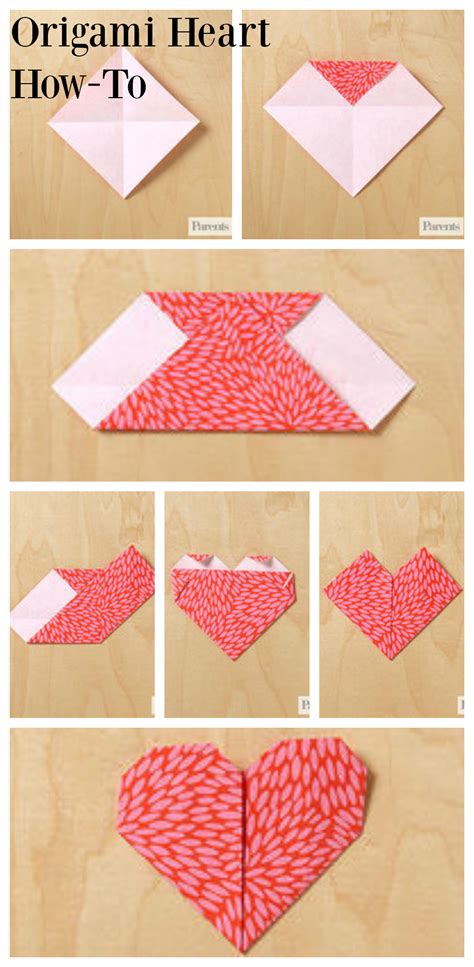 46 Fun Valentines Day Crafts For Kids Easy Origami Heart Origami