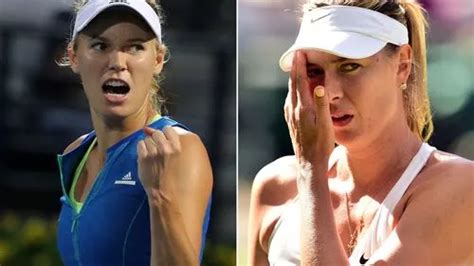 Caroline Wozniacki Is Furious After Maria Sharapova Ted Disrespectful Stuttgart Wildcard