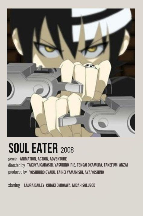 All iconic movies with equally iconic posters. Soul Eater Minimalist Anime Poster in 2020 | Film posters ...