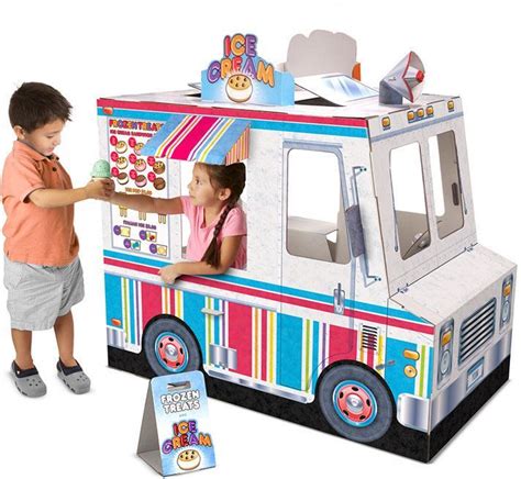 Melissa And Doug Food Truck Playhouse Indoor Playhouse Play Houses