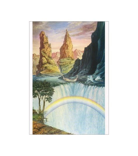 Tolkien Print Bridge Of Khazad Dum Vintage Fantasy Art Gandalf Etsy