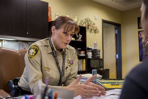 las vegas police captain is the only female in charge of a command station southwest local