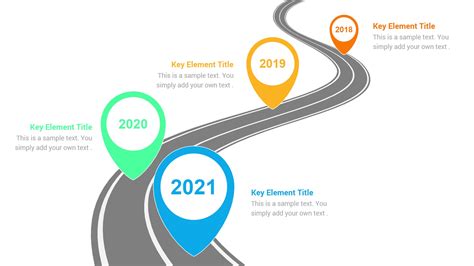Timeline Roadmap With Milestones Powerpoint Slides Ciloart