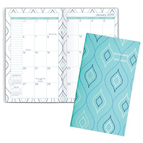 At A Glance Serene Diamonds 2 Year Monthly Pocket Planner Planners