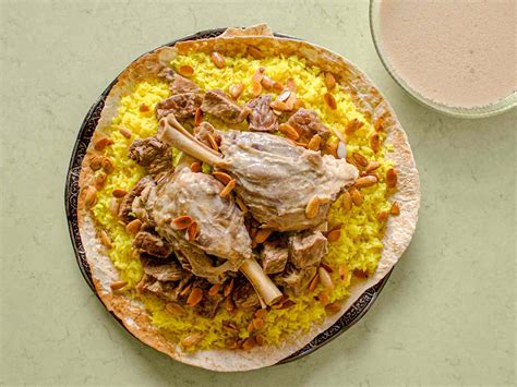 Mansaf Palestinian Spiced Lamb With Rice And Yogurt Sauce Recipe