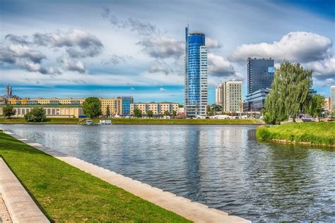 Minsk Belarus Central Part Of The City In The Summer Emerging Europe