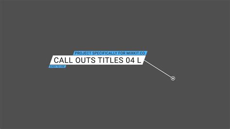 Call Out Banner With Two Subtitles Free Premiere Pro Template Mixkit