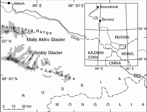 Location Map Of The Altai Mountains And The Study Area Sofiyskiy