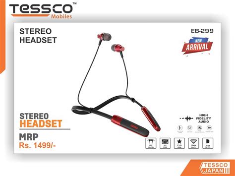 Find the best swift price! Tessco EB 299 Bluetooth Earphone (6 Months Warranty ...